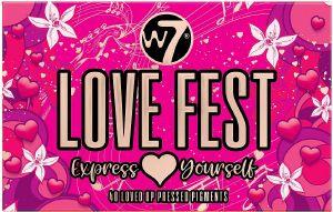 ΠΑΛΕΤΑ ΣΚΙΩΝ LOVE FEST PRESSED PIGMENT PALETTE 36GR W7