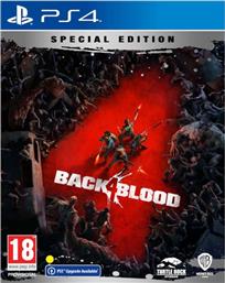 PS4 GAME - BACK 4 BLOOD SPECIAL EDITION WARNER BROS