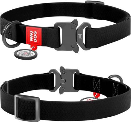 ΠΕΡΙΛΑΙΜΙΟ BLACK METAL FASTEX ΑΔΙΑΒΡΟΧΟ (25MM / 35-58CM) WAUDOG