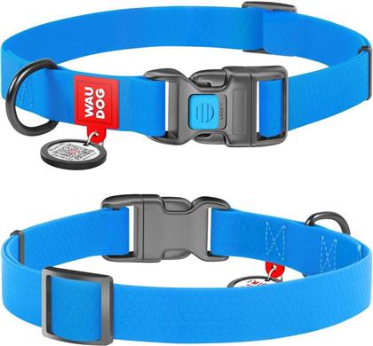 ΠΕΡΙΛΑΙΜΙΟ BLUE PLASTIC FASTEX ΑΔΙΑΒΡΟΧΟ (15MM / 23-35CM) WAUDOG