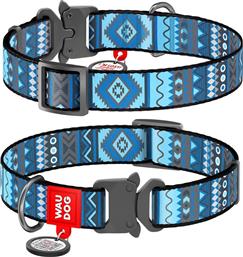 ΠΕΡΙΛΑΙΜΙΟ ETNO BLUE METAL FASTEX (20MM X 24-40CM) WAUDOG