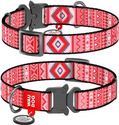 ΠΕΡΙΛΑΙΜΙΟ ETNO RED METAL FASTEX (25MM / 35-58CM) WAUDOG