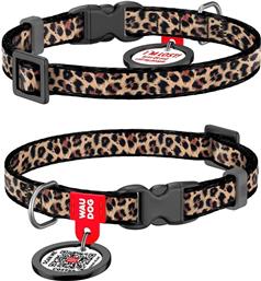 ΠΕΡΙΛΑΙΜΙΟ LEOPARD PLASTIC FASTEX M (20MM / 28-40CM) WAUDOG
