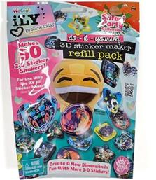 WT ILY GO SHINE TODAY REFILL PACK 3D STICKER MAKER-2 ΣΧΕΔΙΑ (113093) WECOOL
