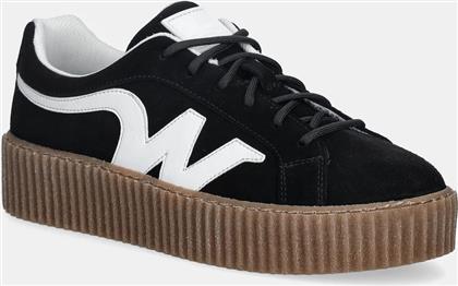 ΔΕΡΜΑΤΙΝΑ ΑΘΛΗΤΙΚΑ ΠΑΠΟΥΤΣΙΑ WKAAGILE ΧΡΩΜΑ: ΜΑΥΡΟ, 2615761014600 WEEKEND MAX MARA