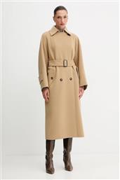ΜΑΛΛΙΝΟ ΠΑΛΤΟ CADINE ΧΡΩΜΑ: ΜΠΕΖ, 2525016022600 WEEKEND MAX MARA