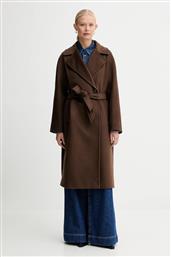 ΜΑΛΛΙΝΟ ΠΑΛΤΟ RESINA ΧΡΩΜΑ: ΚΑΦΕ, 2525016102600 WEEKEND MAX MARA