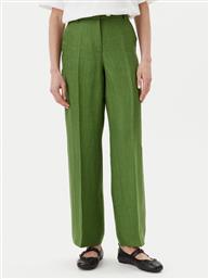 ΠΑΝΤΕΛΟΝΙ ΥΦΑΣΜΑΤΙΝΟ MALIZIA 2515131052 ΠΡΑΣΙΝΟ REGULAR FIT WEEKEND MAX MARA