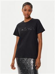 T-SHIRT VELLO 2515971051 ΜΑΥΡΟ REGULAR FIT WEEKEND MAX MARA