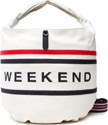 ΤΣΑΝΤΑ GALLICO 55111024600 ΛΕΥΚΟ WEEKEND MAX MARA από το MODIVO