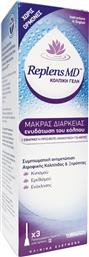 REPLENS MD VAGINAL GEL ΜΗ ΟΡΜΟΝΙΚΟ, ΜΑΚΡΑΣ ΔΙΑΡΚΕΙΑΣ ΕΝΥΔΑΤΙΚΟ ΚΟΛΠΙΚΟ GEL ΜΕ ΘΕΡΑΠΕΥΤΙΚΕΣ & ΕΠΟΥΛΩΤΙΚΕΣ ΙΔΙΟΤΗΤΕΣ ΣΕ ΠΡΟΓΕΜΙΣΜΕΝΟΥΣ ΠΕΡΙΕΚΤΕΣ ΜΙΑΣ ΧΡΗΣΗΣ 3 PREFILLED CONTAINERS WELLCON