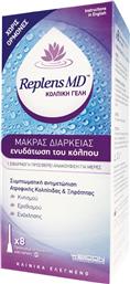 REPLENS MD VAGINAL GEL ΜΗ ΟΡΜΟΝΙΚΟ, ΜΑΚΡΑΣ ΔΙΑΡΚΕΙΑΣ ΕΝΥΔΑΤΙΚΟ ΚΟΛΠΙΚΟ GEL ΜΕ ΘΕΡΑΠΕΥΤΙΚΕΣ & ΕΠΟΥΛΩΤΙΚΕΣ ΙΔΙΟΤΗΤΕΣ ΣΕ ΠΡΟΓΕΜΙΣΜΕΝΟΥΣ ΠΕΡΙΕΚΤΕΣ ΜΙΑΣ ΧΡΗΣΗΣ 8 PREFILLED CONTAINERS WELLCON