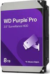 HDD WD8002PURP PURPLE PRO SMART VIDEO 8TB 3.5'' SATA 3 WESTERN DIGITAL