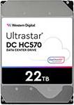 HDD WUH722222ALE6L4 ULTRASTAR DC HC570 22TB SATA 3 DATA CENTER WESTERN DIGITAL