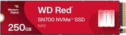 SSD SN700 RED NAS 250GB NVME PCIE GEN 3.0 X4 M.2 2280 WDS250G1R0C WESTERN DIGITAL