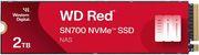 SSD SN700 RED NAS 2TB NVME PCIE GEN 3.0 X4 M.2 2280 WDS200T1R0C WESTERN DIGITAL