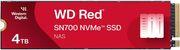 SSD SN700 RED NAS 4TB NVME PCIE GEN 3.0 X4 M.2 2280 WDS400T1R0C WESTERN DIGITAL