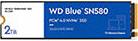 SSD WDS200T3B0E BLUE SN580 2TB NVME M.2 2280 PCIE GEN4 X4 WESTERN DIGITAL