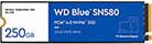 SSD WDS250G3B0E BLUE SN580 250GB NVME M.2 2280 PCIE GEN4 X4 WESTERN DIGITAL