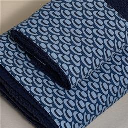 ΠΕΤΣΕΤΑ ΠΡΟΣΩΠΟΥ (50X100) HATS BLUE 600GSM WHITE FABRIC