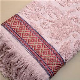 ΠΕΤΣΕΤΑ ΠΡΟΣΩΠΟΥ (50X90) ANALISSE PINK 500GSM WHITE FABRIC