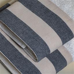 ΠΕΤΣΕΤΑ ΣΩΜΑΤΟΣ (80X150) MARINE STRIPE BLUE WHITE 600GSM WHITE FABRIC