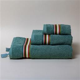 ΠΕΤΣΕΤΕΣ ΜΠΑΝΙΟΥ (ΣΕΤ 3ΤΜΧ) REGLA GREEN 600GSM WHITE FABRIC