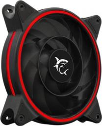 CASE FAN WARP 1250-03B-R 120MM ΜΕ ΜΟΝΟΧΡΩΜΟ LED ΦΩΤΙΣΜΟ WHITE SHARK