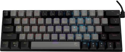 MECHANICAL KEYBOARD US BLUE SWITCH WAKIZASHI GREY/BLACK WHITE SHARK