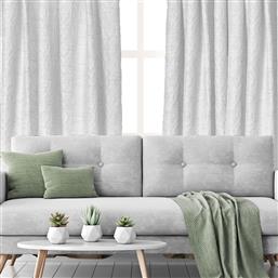 ΚΟΥΡΤΙΝΑ (270X280) ΜΕ ΤΡΕΣΑ K0215-1 WHITEGG