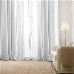 ΚΟΥΡΤΙΝΑ (270X280) ΜΕ ΤΡΟΥΚΣ K0181-8 WHITE WHITEGG