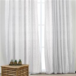 ΚΟΥΡΤΙΝΑ (270X280) ΜΕ ΤΡΟΥΚΣ K0182-3 WHITE WHITEGG