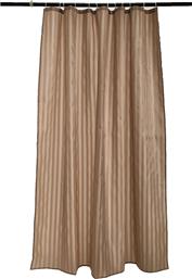 ΚΟΥΡΤΙΝΑ ΜΠΑΝΙΟΥ (180X200) ΜΕ ΚΡΙΚΟΥΣ KM7-3 WHITEGG