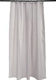 ΚΟΥΡΤΙΝΑ ΜΠΑΝΙΟΥ (180X200) ΜΕ ΚΡΙΚΟΥΣ KM7-4 WHITEGG