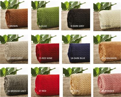 ΚΟΥΒΕΡΤΑ FLEECE ΥΠΕΡΔΙΠΛΗ (220X240) POP CORN AW2026 WHITEGG