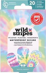 WATERPROOF RAINBOW PLASTERS ΥΠΟΑΛΛΕΡΓΙΚΑ ΑΥΤΟΚΟΛΛΗΤΑ ΕΠΙΘΕΜΑΤΑ ΓΙΑ ΤΗΝ ΚΑΛΥΨΗ & ΠΡΟΣΤΑΣΙΑ ΜΙΚΡΩΝ ΠΛΗΓΩΝ ΦΙΛΙΚΑ ΜΕ ΤΗΝ ΕΠΙΔΕΡΜΙΔΑ ΓΙΑ ΒΕΛΤΙΣΤΗ ΕΠΟΥΛΩΣΗ 20 ΤΕΜΑΧΙΑ WILD STRIPES