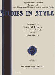 THOMPSON - STUDIES IN STYLE WILLIS