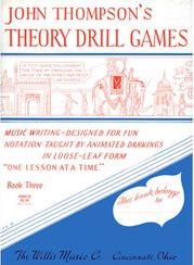 THOMPSON - THEORY DRILL GAMES N 3 WILLIS