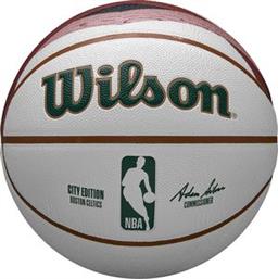 ΜΠΑΛΑ 2023 NBA TEAM CITY COLLECTOR BOSTON CELTICS ΛΕΥΚΗ (7) WILSON από το PLUS4U