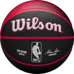 ΜΠΑΛΑ 2023 NBA TEAM CITY COLLECTOR MIAMI HEAT ΜΑΥΡΗ (7) WILSON