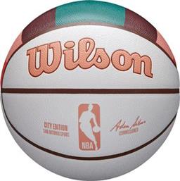 ΜΠΑΛΑ 2023 NBA TEAM CITY COLLECTOR SAN ANTONIO SPURS ΛΕΥΚΗ (7) WILSON από το PLUS4U