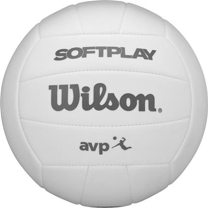 ΜΠΑΛΑ BEACH VOLLEY AVP SOFT PLAY ΛΕΥΚΗ (5) WILSON