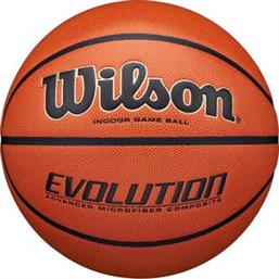 ΜΠΑΛΑ EVOLUTION GAME BASKETBALL ΠΟΡΤΟΚΑΛΙ (6) WILSON από το PLUS4U