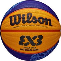 ΜΠΑΛΑ FIBA 3X3 GAME BALL PARIS 2024 ΜΠΛΕ/ΚΙΤΡΙΝΗ (6) WILSON από το PLUS4U