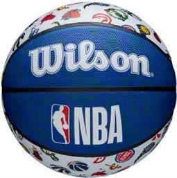 ΜΠΑΛΑ NBA ALL TEAM ΜΠΛΕ/ΛΕΥΚΟ (7) WILSON