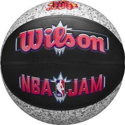 ΜΠΑΛΑ NBA JAM INDOOR OUTDOOR ΓΚΡΙ/ΜΑΥΡΗ (7) WILSON