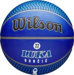 ΜΠΑΛΑ NBA PLAYER ICON OUTDOOR BASKETBALL LUKA ΜΠΛΕ (7) WILSON