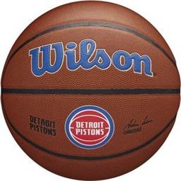 ΜΠΑΛΑ NBA TEAM ALLIANCE DETROIT PISTONS ΠΟΡΤΟΚΑΛΙ (7) WILSON από το PLUS4U