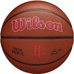 ΜΠΑΛΑ NBA TEAM ALLIANCE HOUSTON ROCKETS ΠΟΡΤΟΚΑΛΙ (7) WILSON