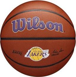 ΜΠΑΛΑ NBA TEAM ALLIANCE LOS ANGELES LAKERS ΠΟΡΤΟΚΑΛΙ (7) WILSON από το PLUS4U